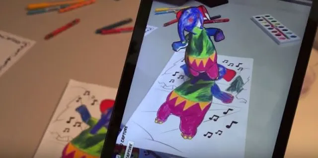Disney Colouring App Turns Your Drawings Into 3D Augmented Reality Characters