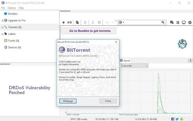 BitTorrent Patches Flaw That Allowed Website Killing DRDoS Attacks
