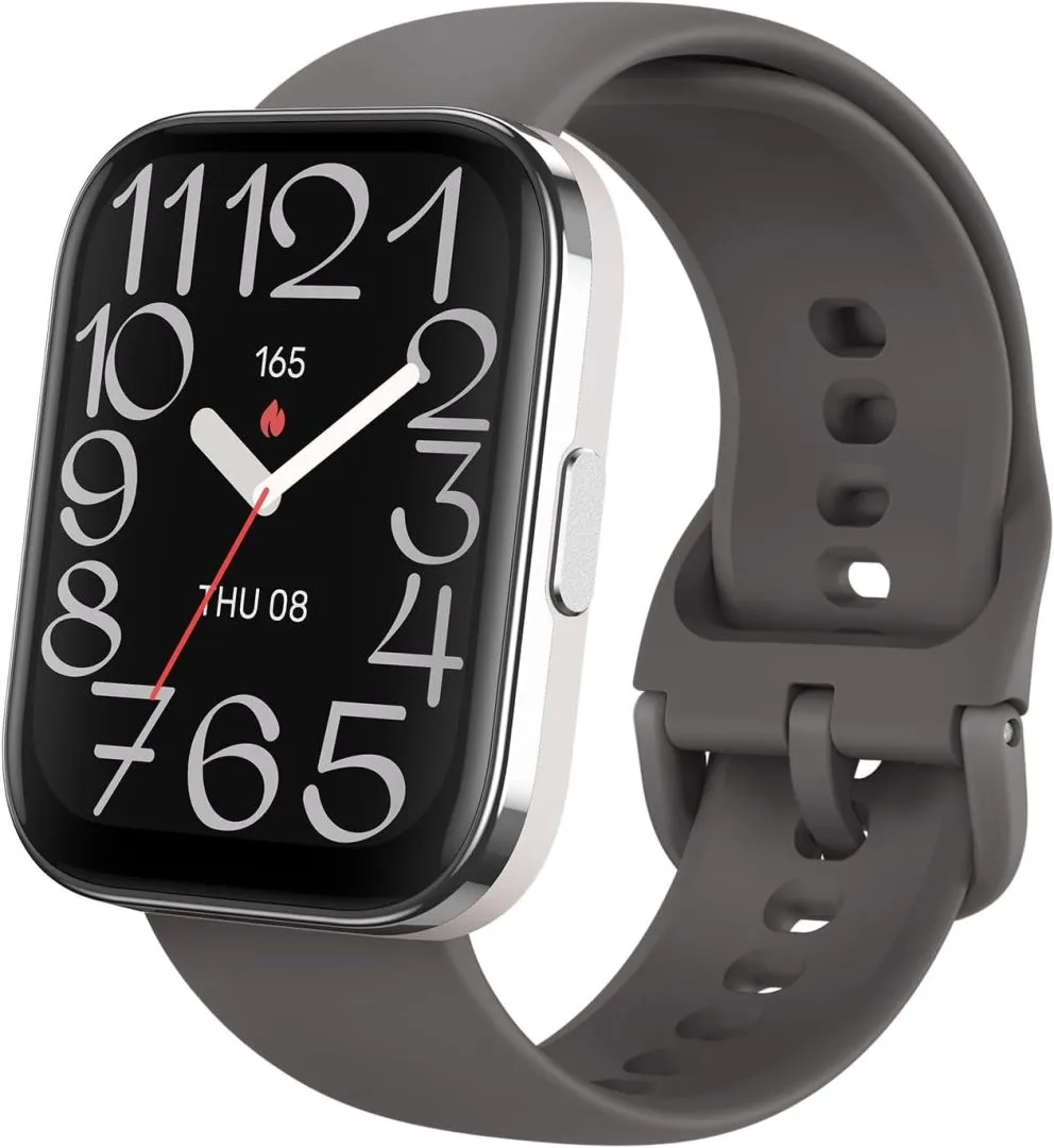 Amazfit Bip 5 Unity Smart Watch 46mm, 11-Day Battery, Fitness Activity Tracker with 120+ Sports Modes, Heart Rate & Sleep Monitor, Customizable Watch Faces, for Android & iPhone, Charcoal