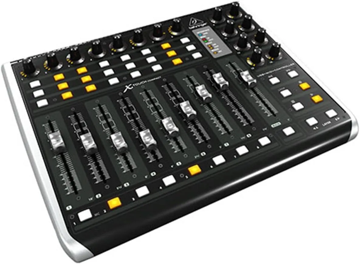 Behringer X-TOUCH COMPACT Universal USB/MIDI Controller with 9 Touch-Sensitive Motor Faders
