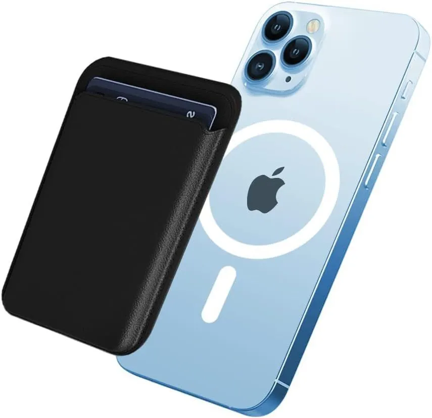 Magnetic Card Wallet Holder with MagSafe for iPhone 16 Pro Max/16 Plus/16 Pro/16,for iPhone 15 Pro Max/15 Pro/15 Plus/15,for iPhone 14 Pro Max/14 Plus/14 Pro/14, for iPhone 13 Pro Max/13 Pro,Midnight