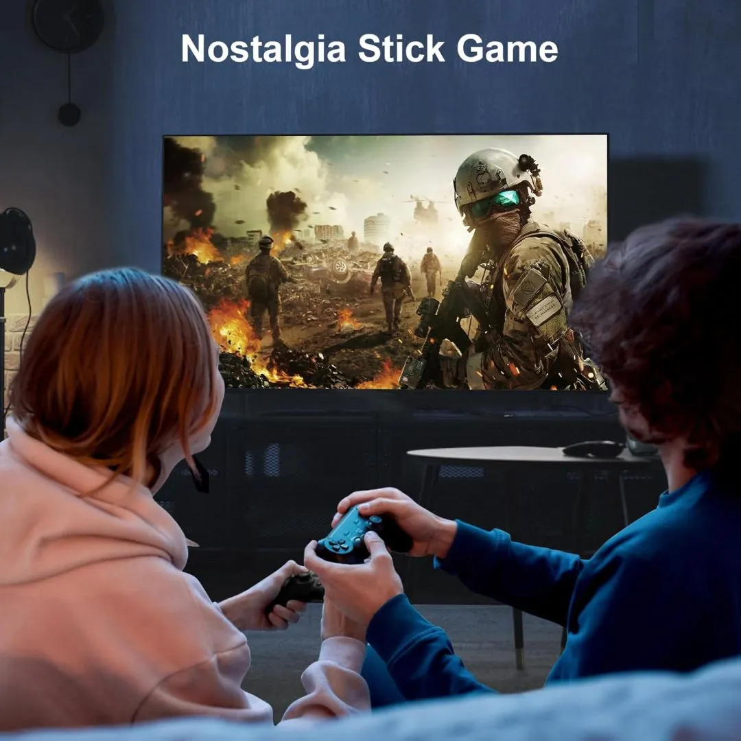 Retro Gaming Console, Nostalgia Stick Game, Retro Video Game Console with Built-in 9 Emulators, 20,000+ Games, 4K HDMI Output