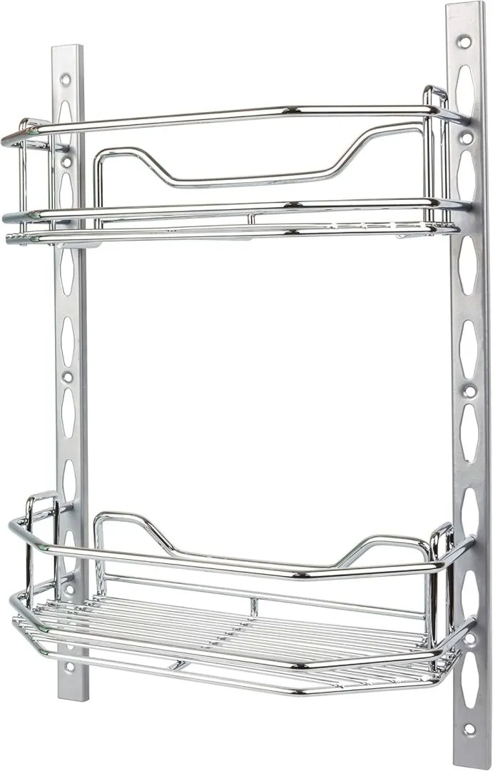 Hardware Resources DMS6-PC-R Door Mount Tray System, Chrome