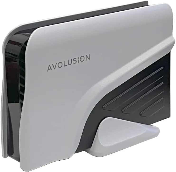 Avolusion PRO-Z Series 6TB USB 3.0 External Gaming Hard Drive for PS5/PS4 Game Console (White) - 2 Year Warranty (Renewed)
