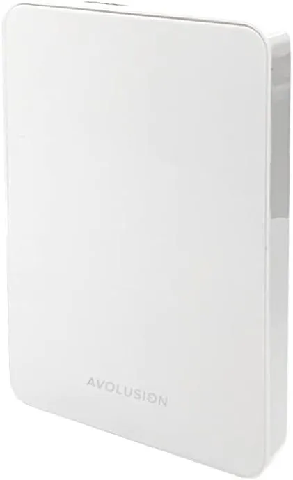 Avolusion HD250U3-Z1-PRO-WH 1TB USB 3.0 Portable External Gaming Hard Drive - White (for PS5 / PS4, Pre-Formatted)