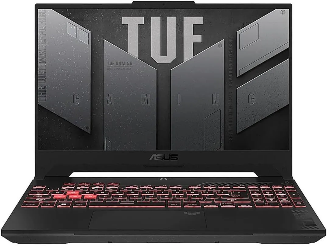 ASUS TUF Gaming A17 (2023) Gaming Laptop, 17.3” FHD 144Hz Display, GeForce RTX 4060, AMD Ryzen 7 7735HS, 16GB DDR5, 1TB PCIe 4.0 SSD, Wi-Fi 6, Windows 11, FA707NV-ES74