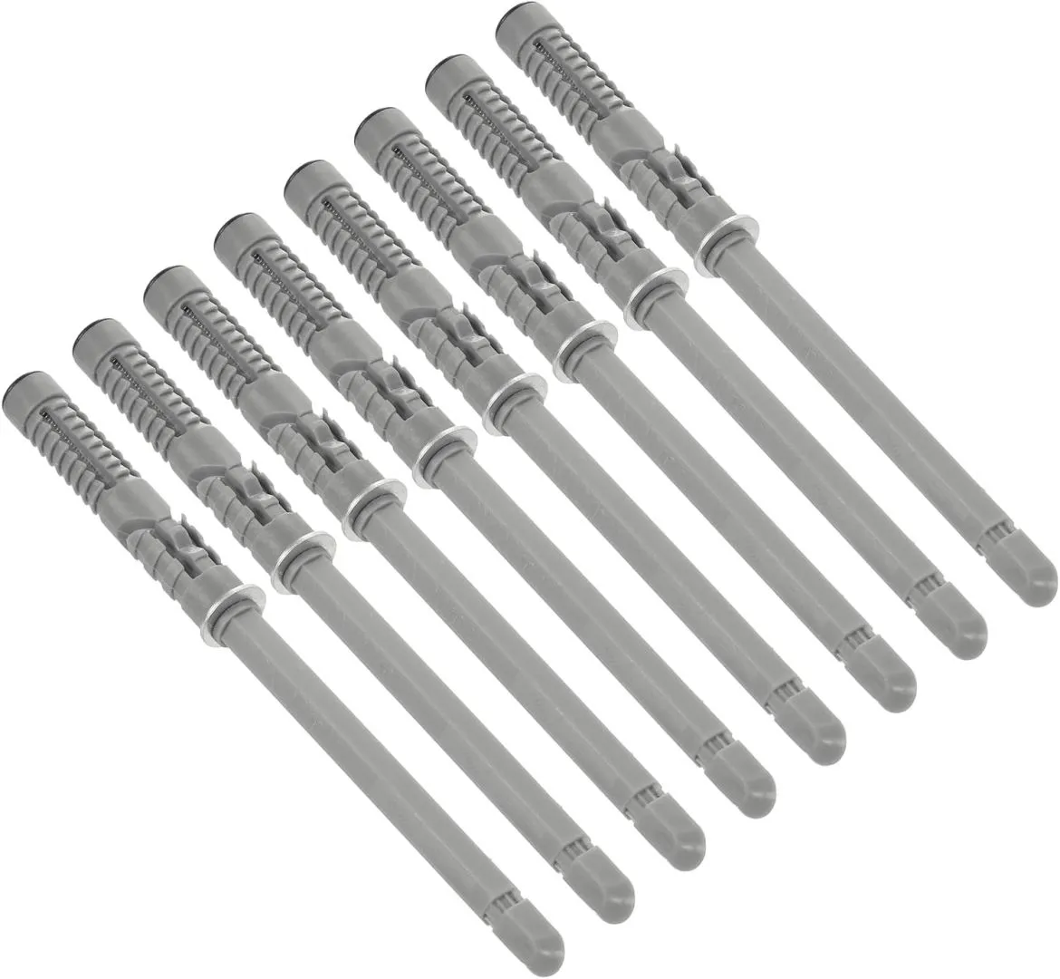 uxcell 8 Pcs Floating Shelf Brackets Metal Hidden Shelf Support Brackets 0.4" x 4" Invisible Shelf Brackets with Screws for Floating Wood Shelves (Silver Tone)