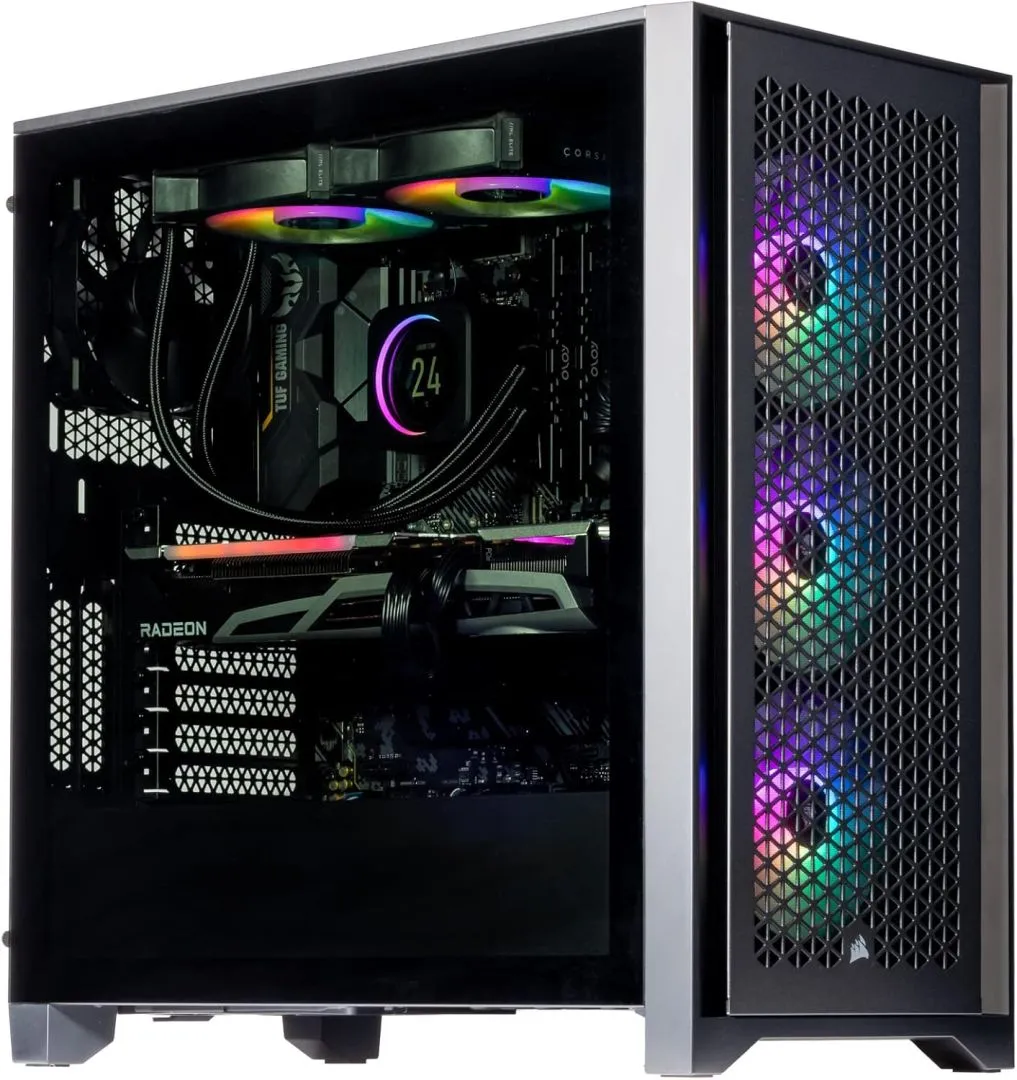 Velztorm Tentorix Custom PC Gaming Tower (240 mm AIO, AMD Ryzen 7 5800X3D 8-Core, Radeon RX 6900 XT 16GB, 32GB DDR4, 1TB PCIe SSD + 2TB HDD (3.5), AC WiFi, RGB Fans, 750W PSU, BT, Win11P) VELZ0057