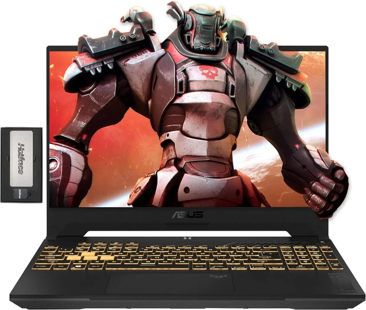 ASUS TUF F15 15.6" FHD 144Hz Gaming Laptop, Intel i7-12700H, NVIDIA GeForce RTX 4070, 32GB RAM, 2TB SSD, RGB Backlit Keyboard, Camera, Dolby Atmos, Wi-Fi 6, Gray, Win 11 Pro, 256GB Docking Station Set