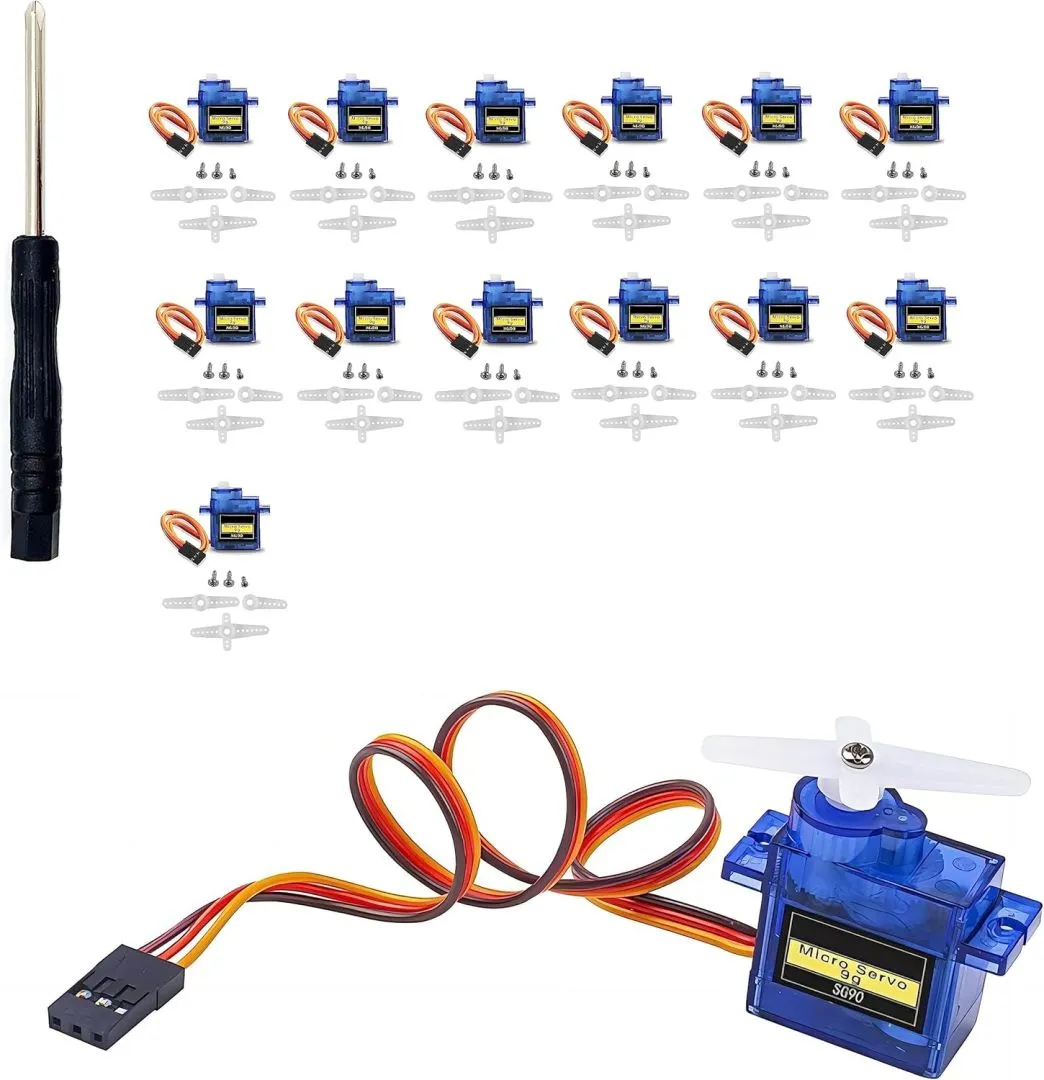 WWZMDiB SG90 Micro Servo Motor for Arduino Raspberry Pi DIY (12 Pcs)