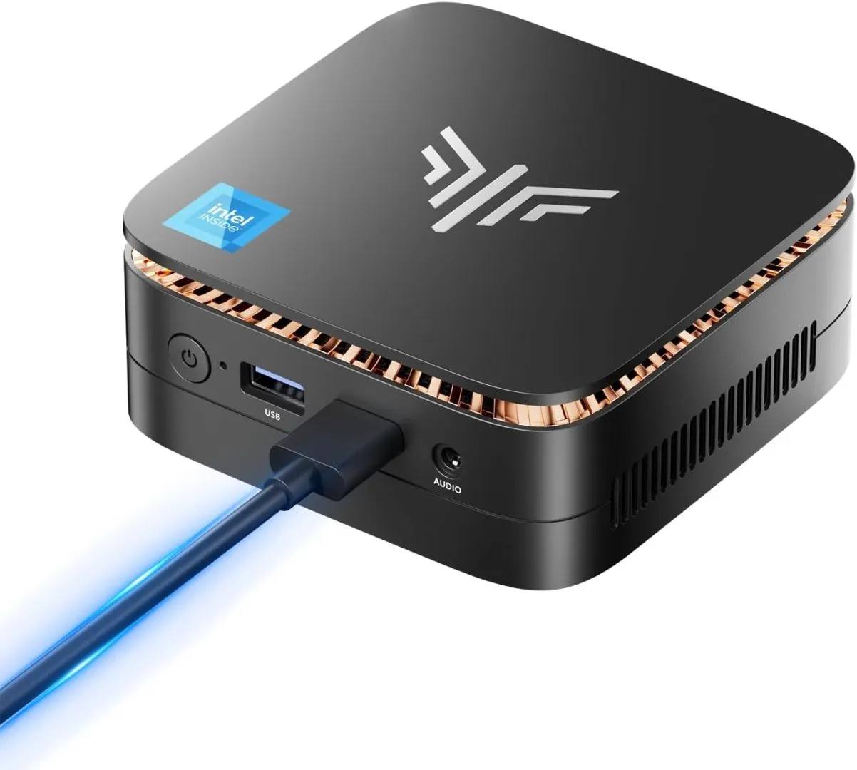 KAMRUI Essenx E1 Mini PC Alder Lake N97(up to 3.60 GHz),Windows 11 PRO, 16GB DDR4 512GB M.2 SSD Mini Desktop Computer, Mini Computers, 4K,WiFi 2.4G/5G, Small PC Desktop Business Home Office Family-NAS