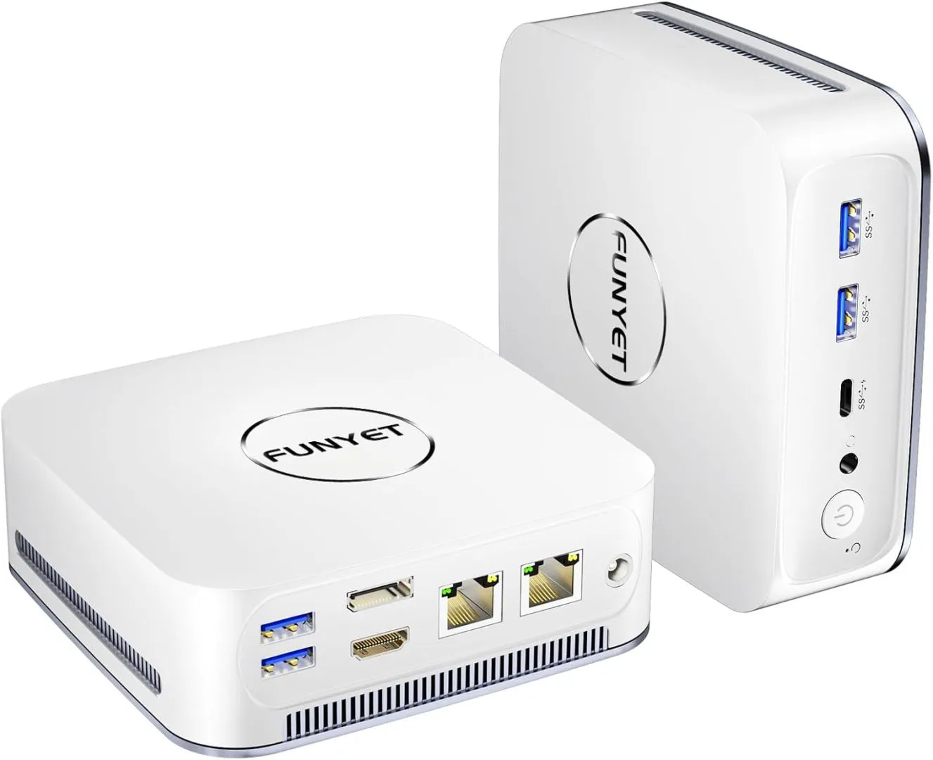 Mini PC Gaming PC, Desktop Computer with Intel 12th Gen Alder Lake N95(up to 3.4GHz), 16GB DDR4 RAM 512GB SSD, Supports 4K Displays, Windows 11 Pro White