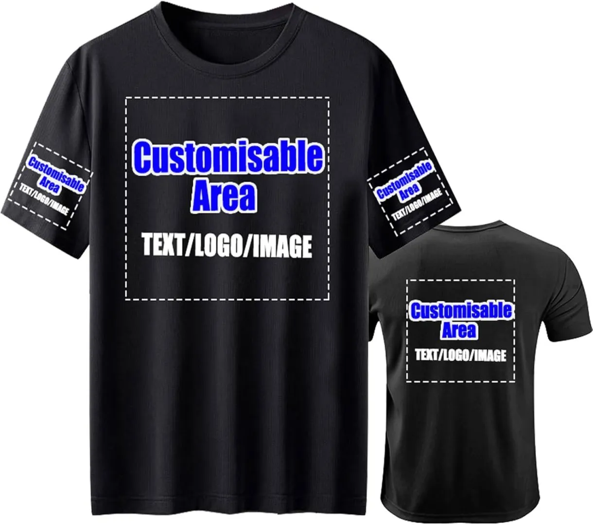 Custom Logo Shirts,Men’s Neon Quick Dry T-Shirts,Customized Shirts Short Sleeve Tshirts