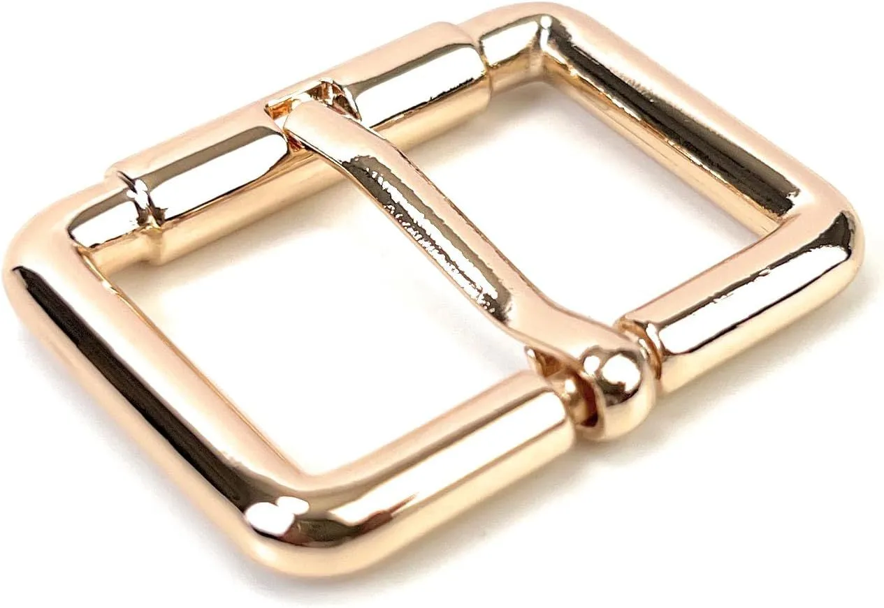 4 Pcs Belt Buckles Replacement Heavy Duty Single Prong Pin Buckle Center Bar