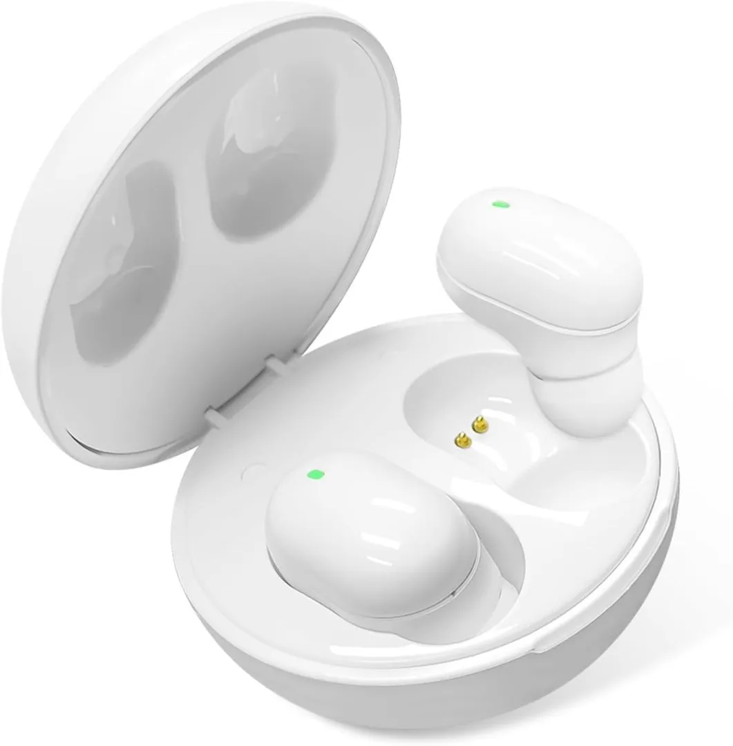 Wireless Earbuds Bluetooth Headphones 50H Playtime Ear Buds,Active Noise Cancelling in-Ear Headphones, Built-in 4mics Earphones,Touch Control, IPX5 Waterproof, for iPhone & Android (White)