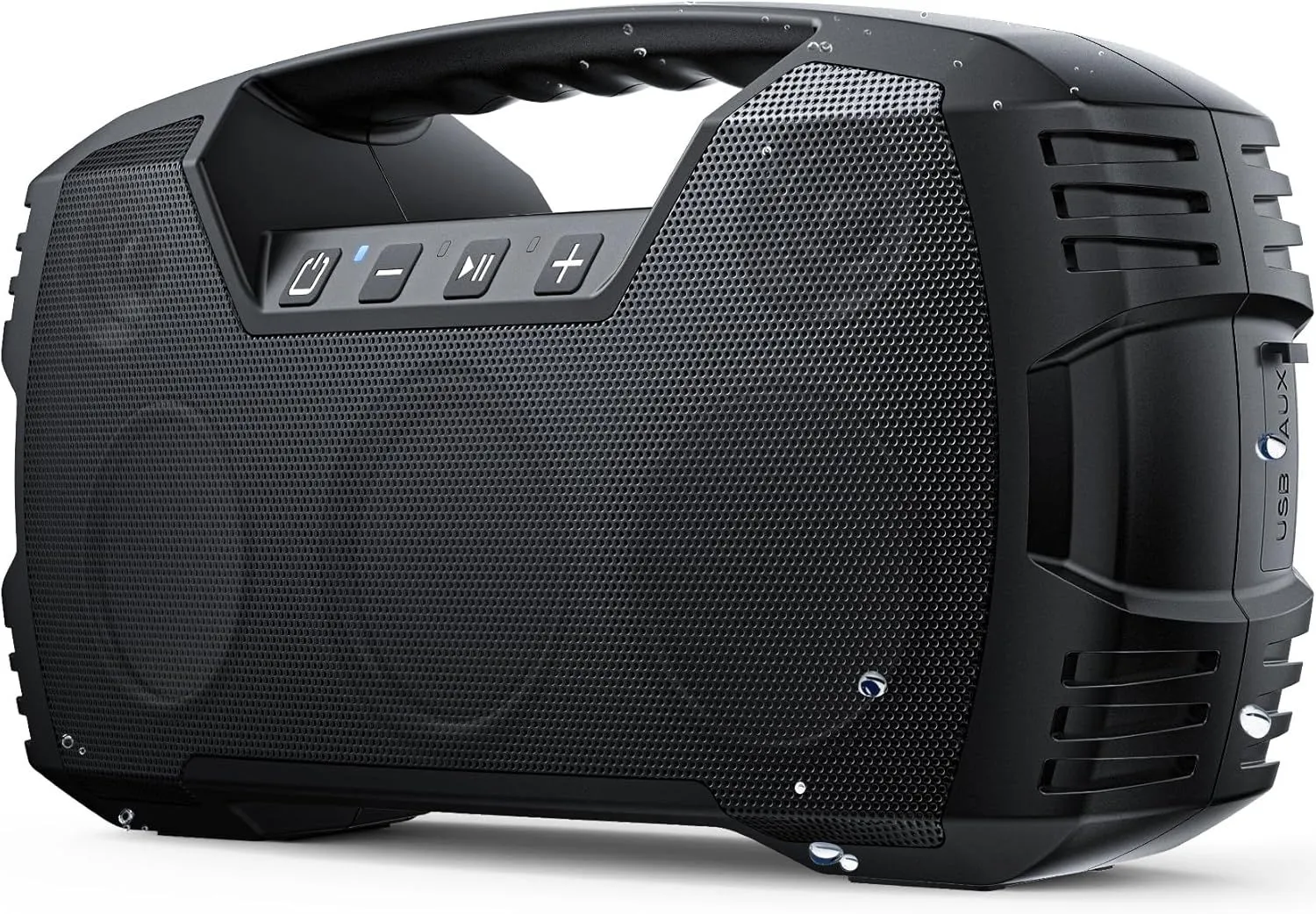 Portable Wireless Bluetooth Speaker, 40W (60W Peak) Loud Sound IPX7 Waterproof Speakers, 32H Playtime, Outdoor Speaker, Rich Bass, BT 5.0, TWS Pairing, Built-in Mic, for Party, Pool, Beach, Gifts