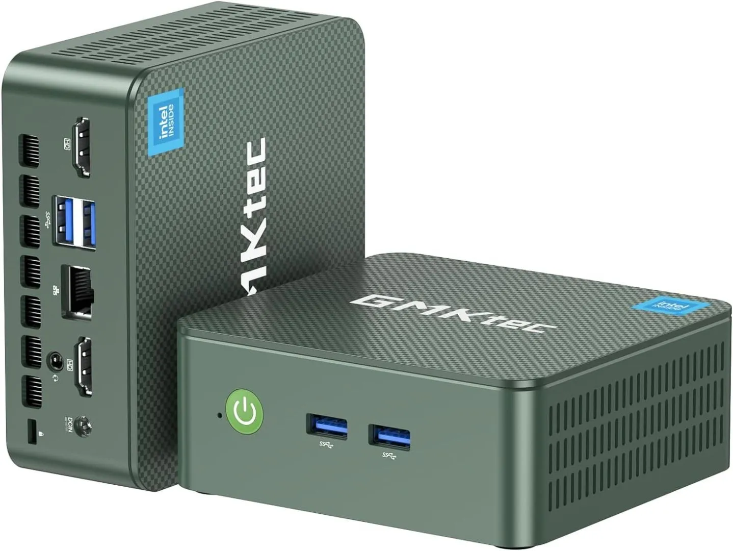 GMKtec Mini PC N150, G3 Plus Intel Twin Lake N150 (3.4GHz) Preinstalled Windows 11 Pro, 16GB DDR4 RAM 1TB PCIe M.2 SSD, Desktop Computer 4K Dual HDMI/USB3.2/WiFi 6/BT5.2/2.5G RJ45