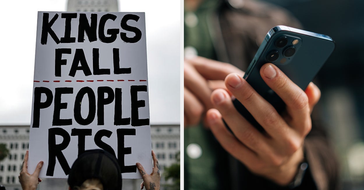 Here's The Crucial Reason Why You Shouldn't Bring Your Phone To A Protest
