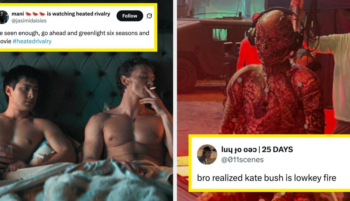 Here's Why You Need To Watch "Heated Rivalry," Plus A Roundup Of The Best "Stranger Things" Reactions