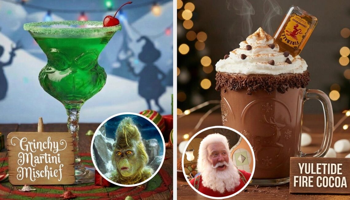 Only True Mixology Geniuses Can Create A Holiday Cocktail Worth Going Viral
