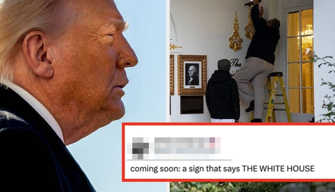 Donald Trump Just Made Another Questionable Design Choice At The White House