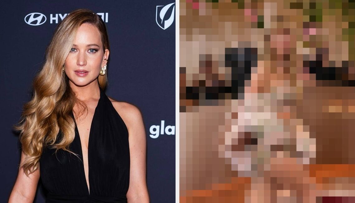Jennifer Lawrence's Sheer Golden Globes Dress Must Be Seen