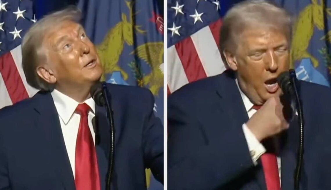 People Are Genuinely Concerned About Trump's Health After This Video Of Him Grunting Went Viral