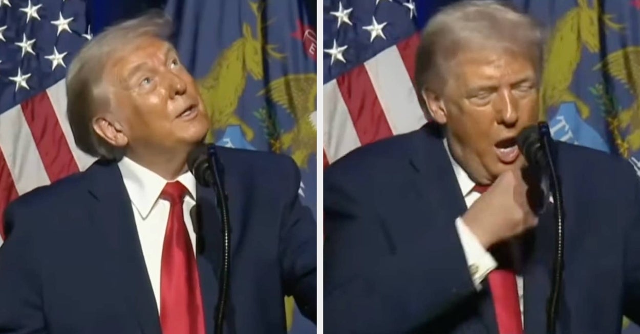 People Are Genuinely Concerned About Trump's Health After This Video Of Him Grunting Went Viral