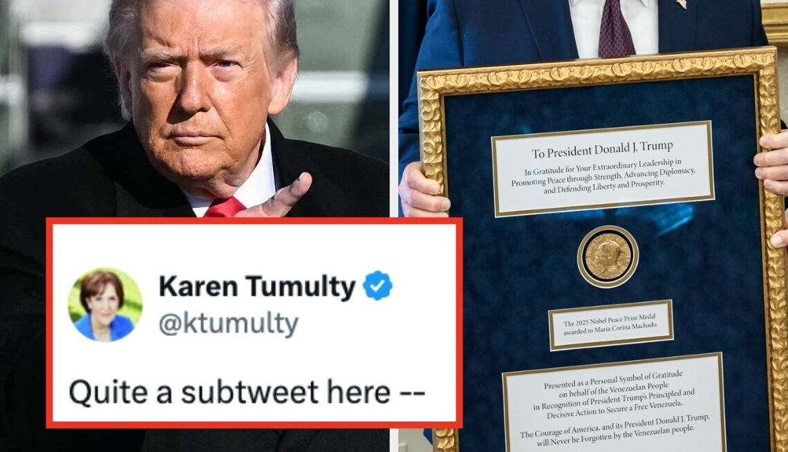 The Nobel Peace Prize Center's Shady Tweet Is Going Viral