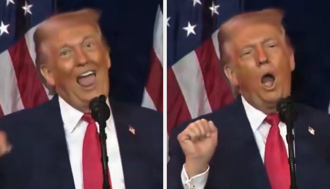 Trump Made The "Weirdest" Faces And Noises Ever At A Recent Speech, And The Clip Is Going Viral