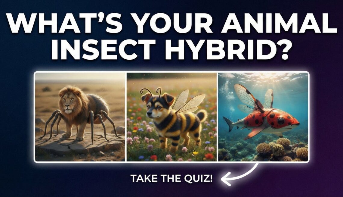 Your Answers Will Decide Which Insect-Animal Hybrid You Truly Are, And Apparently I’m A Butterfly Raccoon