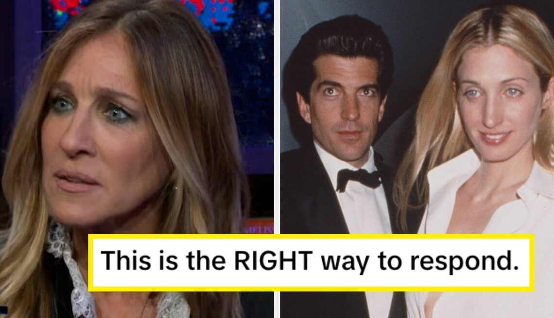 Amid All Those Carolyn Bessette Kennedy Comparisons, People Are Reacting To This Old Clip Of Sarah Jessica Parker Talking About Her Relationship With John F. Kennedy Jr.