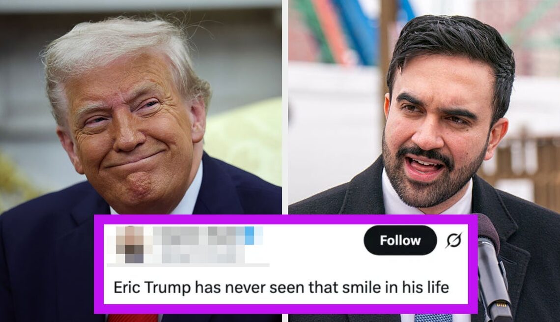 "I Have Tears In My Eyes": People Are Cracking Up At This Image Of Donald Trump And Zohran Mamdani