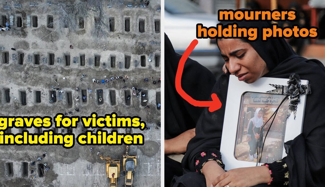 7 Devastating Photos From The All-Girls School Strike Victims' Funeral That Will Haunt History