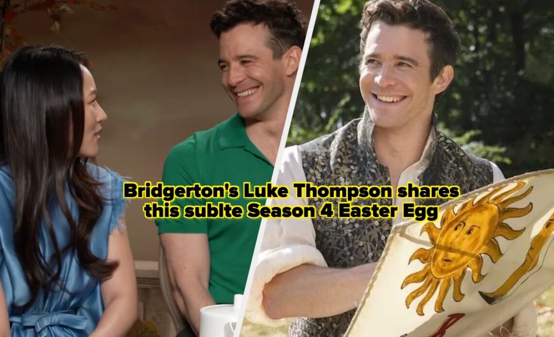 "Bridgerton’s" Luke Thompson Just Shared The Cutest Easter Egg