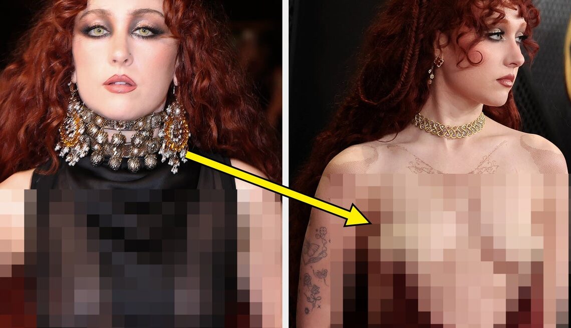 Chappell Roan's Sheer Paris Fashion Week Dress Literally Bares Her Nipples, And It's A Sight To Behold