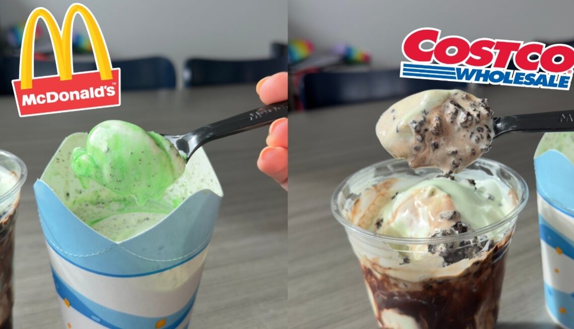 I Compared The Costco Shamrock Shake "Dupe" To McDonald's — Here Are My Honest Thoughts