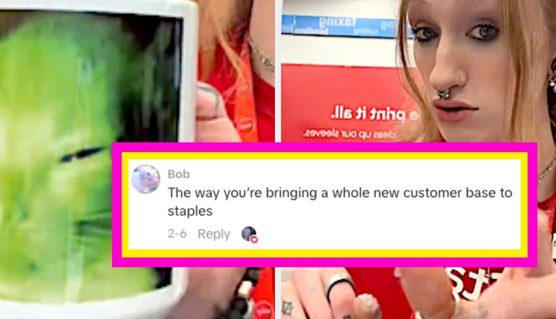 Meet The Viral "Staples Baddie" Who Turned Office Supplies Into TikTok's Latest Obsession