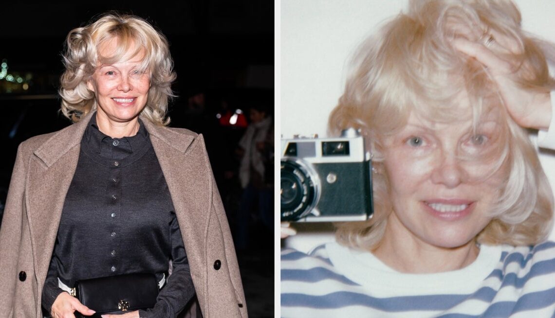 Pamela Anderson Appeared Filter And Makeup-Free In A New Ad Campaign