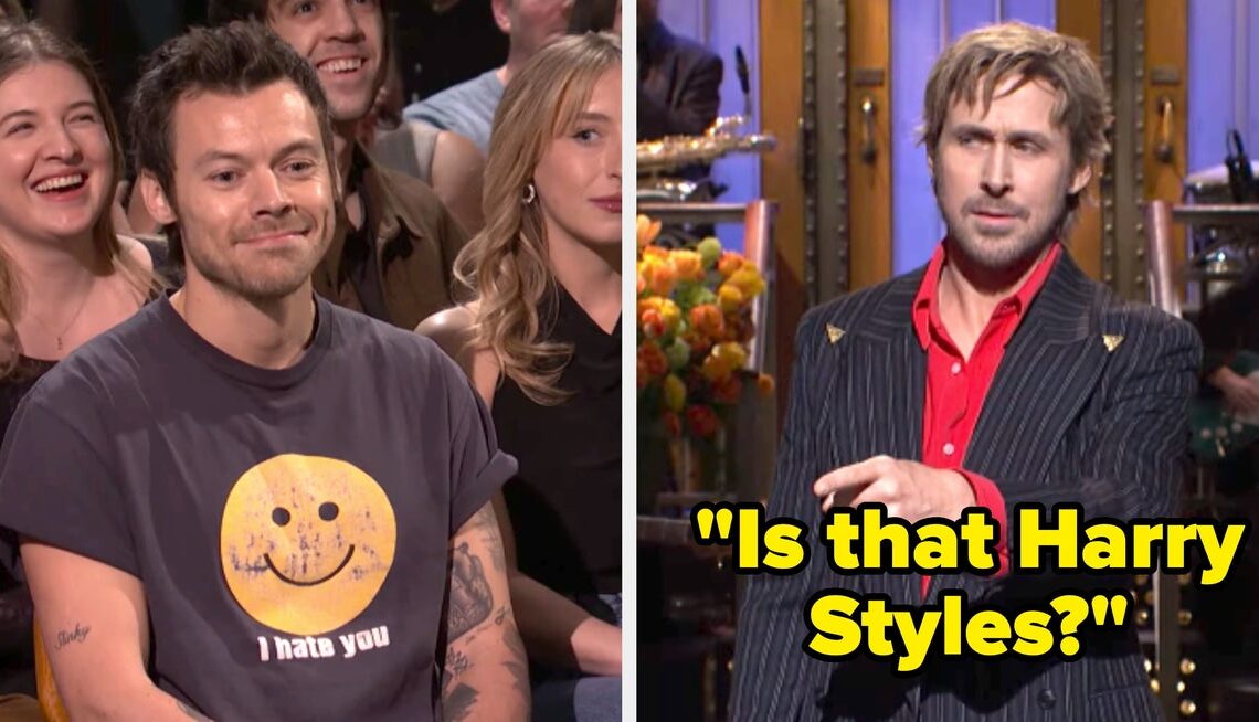 People Can't Stop Talking About Harry Styles Crashing Ryan Gosling's “SNL” Monologue