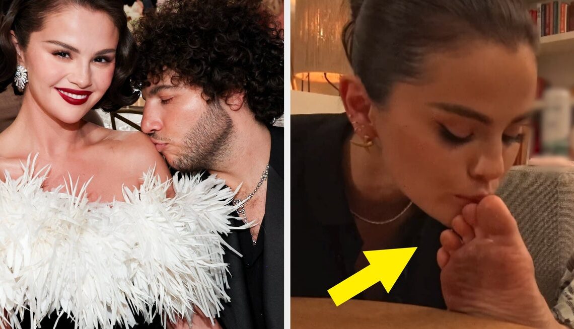 The Internet Is Freaking Out After Selena Gomez Kissed Benny Blanco's Feet