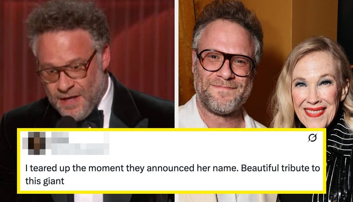“The Part About The Email..”: People Are Praising Seth Rogen’s “Beautiful” Tribute To Catherine O’Hara At The 2026 Actor Awards