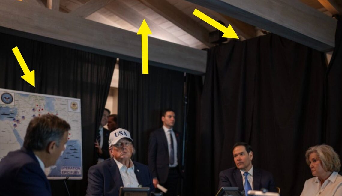 This Pic Of Donald Trump's Situation Room At Mar-A-Lago Is Going MASSIVELY Viral