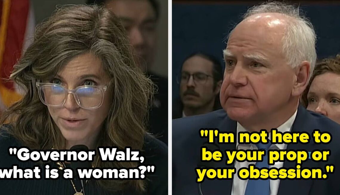 Tim Walz Is Going Viral For His Simple 2-Sentence Response To Nancy Mace's "Gotcha" Moment