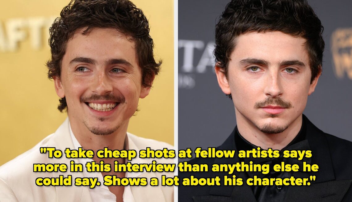 Timothée Chalamet Is Getting Dragged For His "No One Cares" Comments About Opera And Ballet